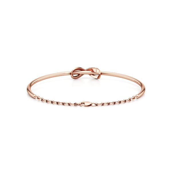Infinite Love Knot Diamond Bracelet
