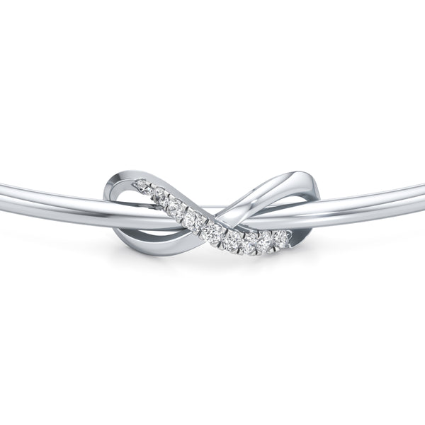 Infinite Love Knot Diamond Bracelet