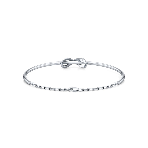 Infinite Love Knot Diamond Bracelet