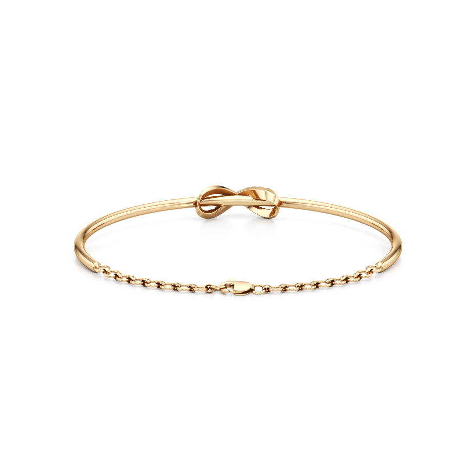 Infinite Love Knot Diamond Bracelet