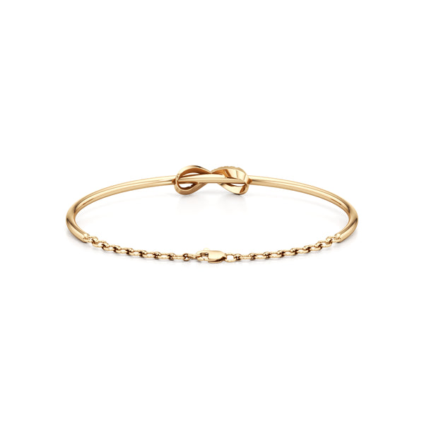 Infinite Love Knot Diamond Bracelet