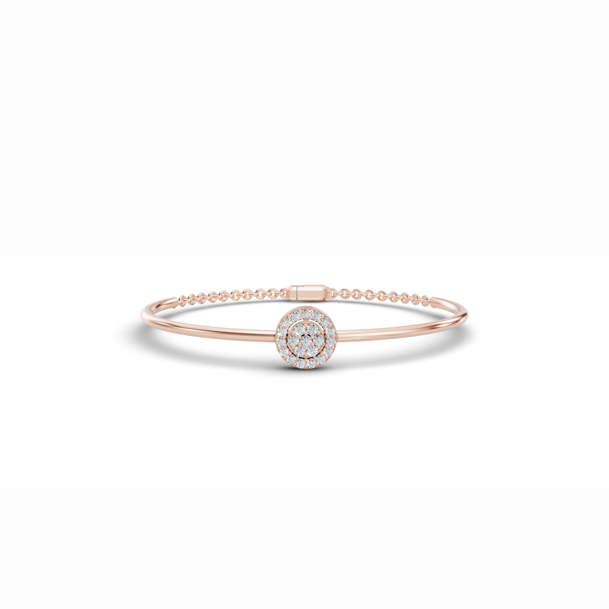 Diamond Cluster Bracelet