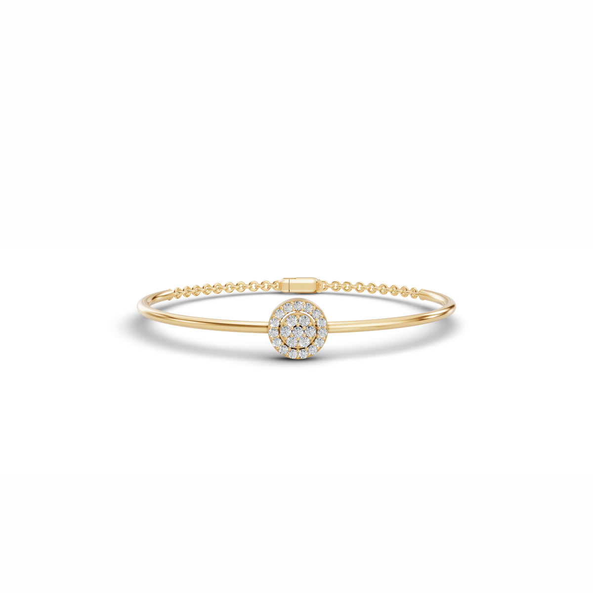 Diamond Cluster Bracelet