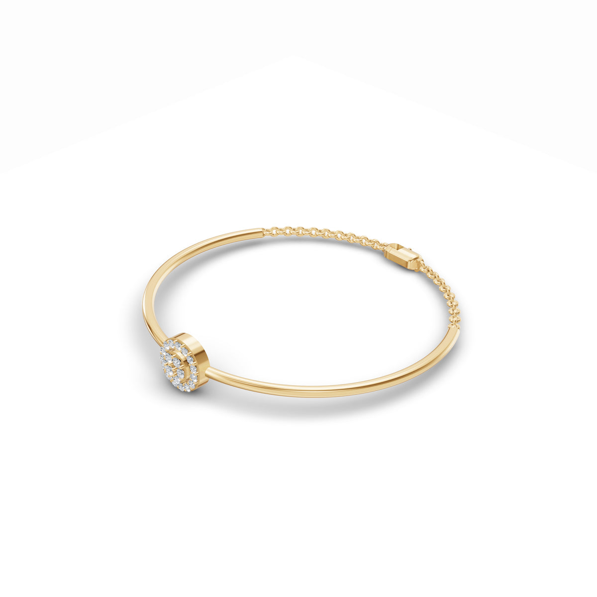 Diamond Cluster Bracelet