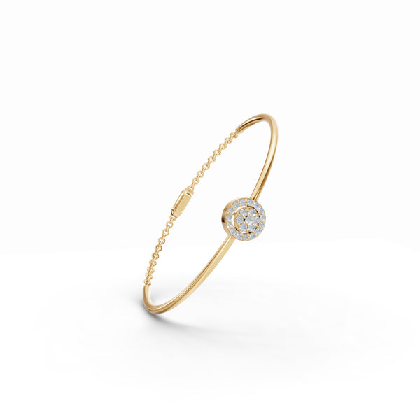 Diamond Cluster Bracelet