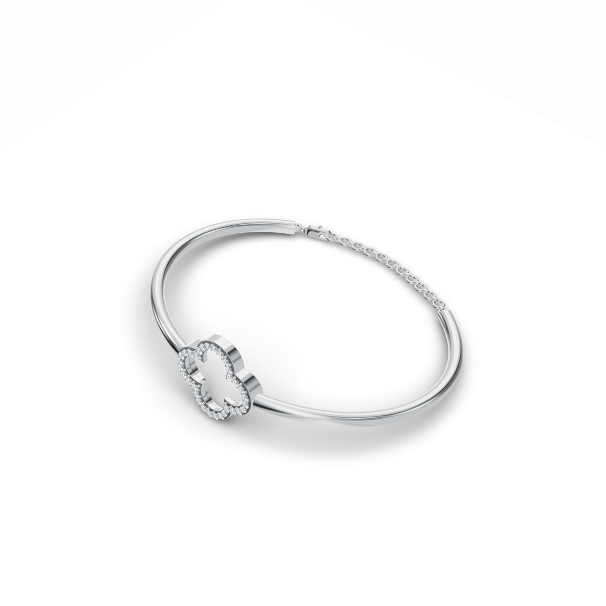 Clover Leaf Diamond Bracelet