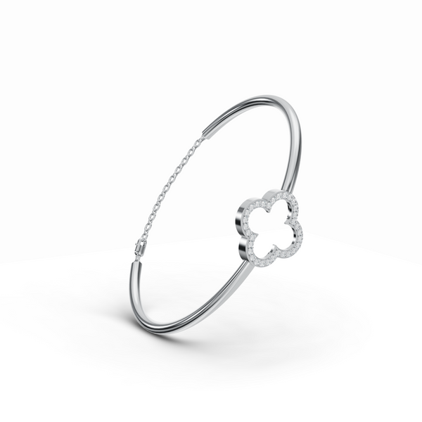 Clover Leaf Diamond Bracelet