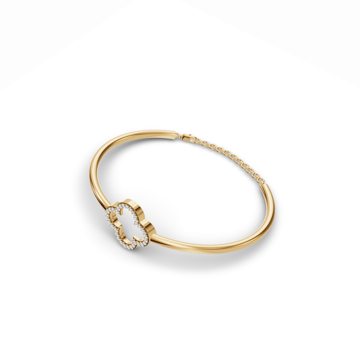 Clover Leaf Diamond Bracelet