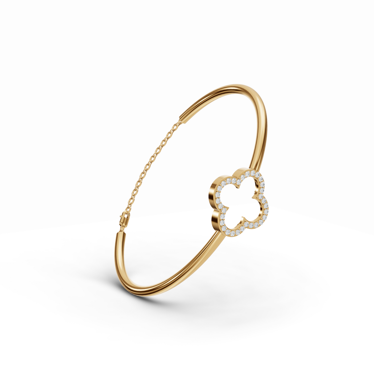 Clover Leaf Diamond Bracelet