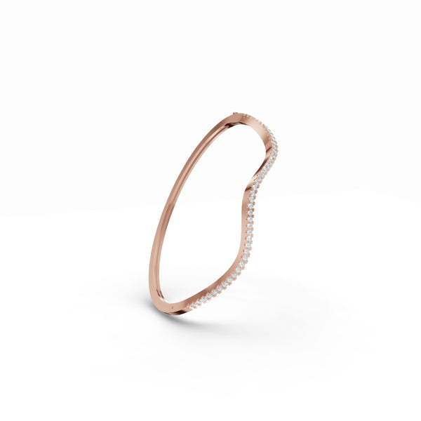 Wavy Diamond Bracelet