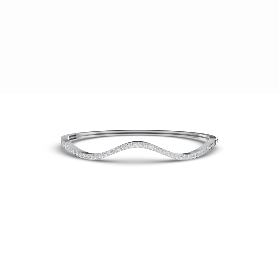 Wavy Diamond Bracelet