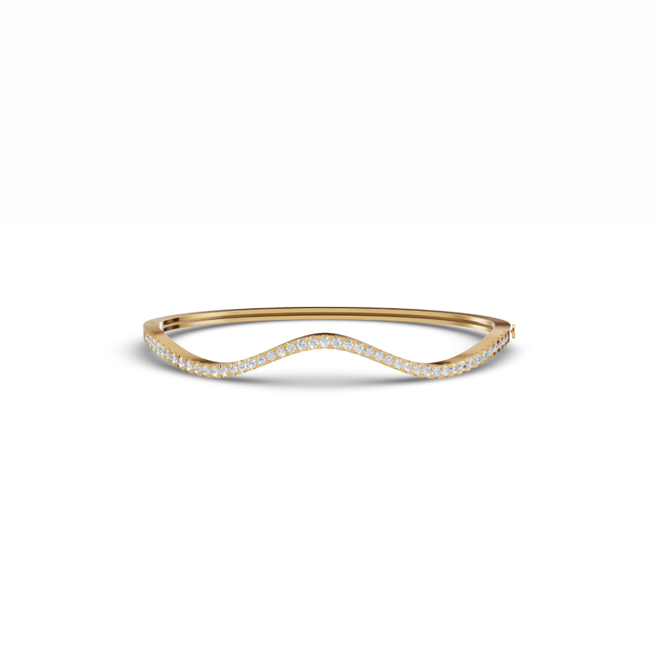 Wavy Diamond Bracelet