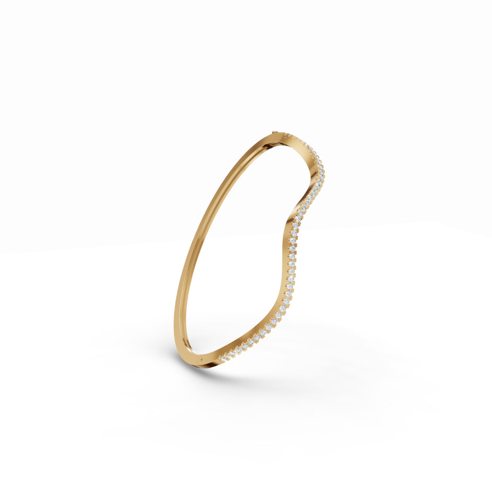 Wavy Diamond Bracelet