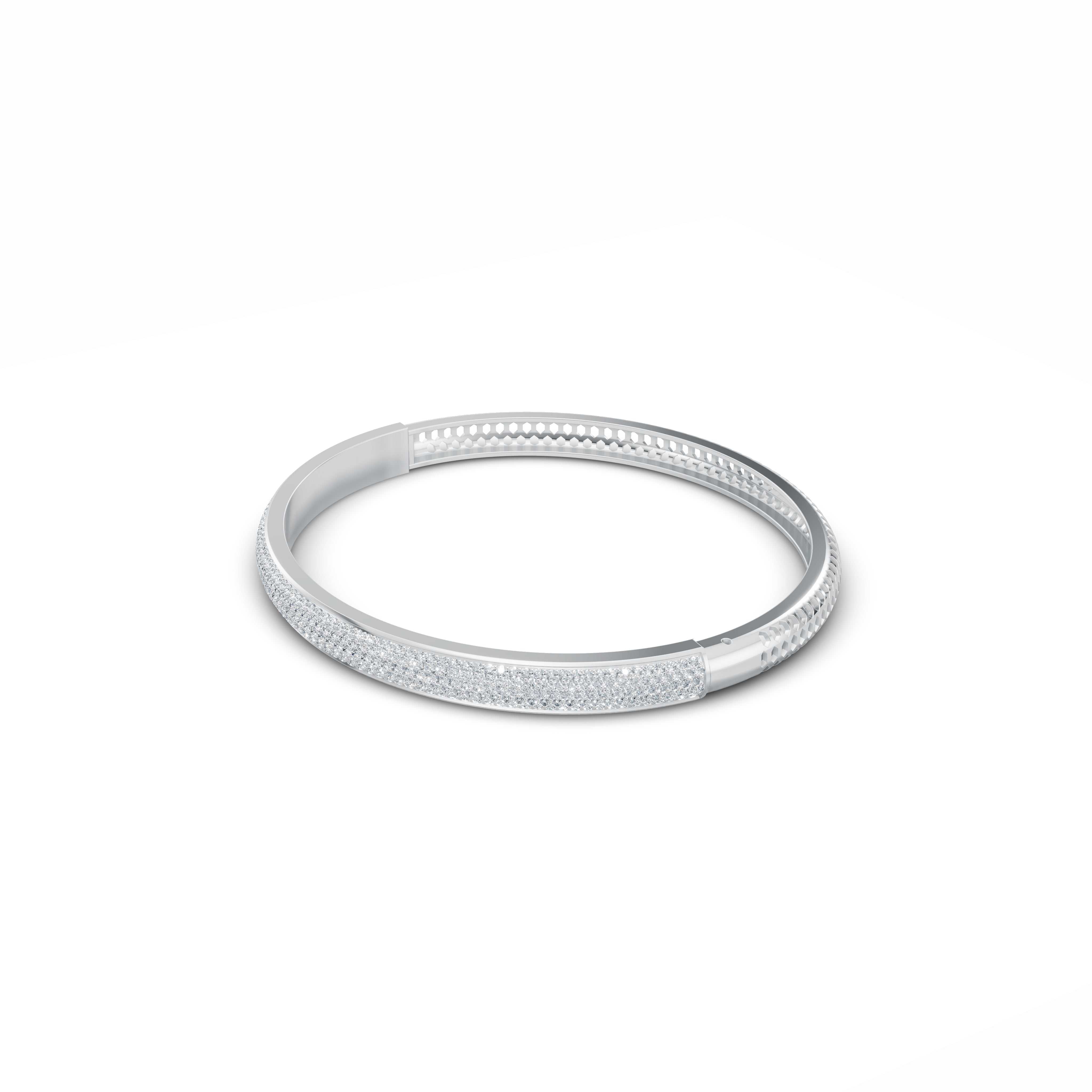 Eternity Pave Diamond Bracelet