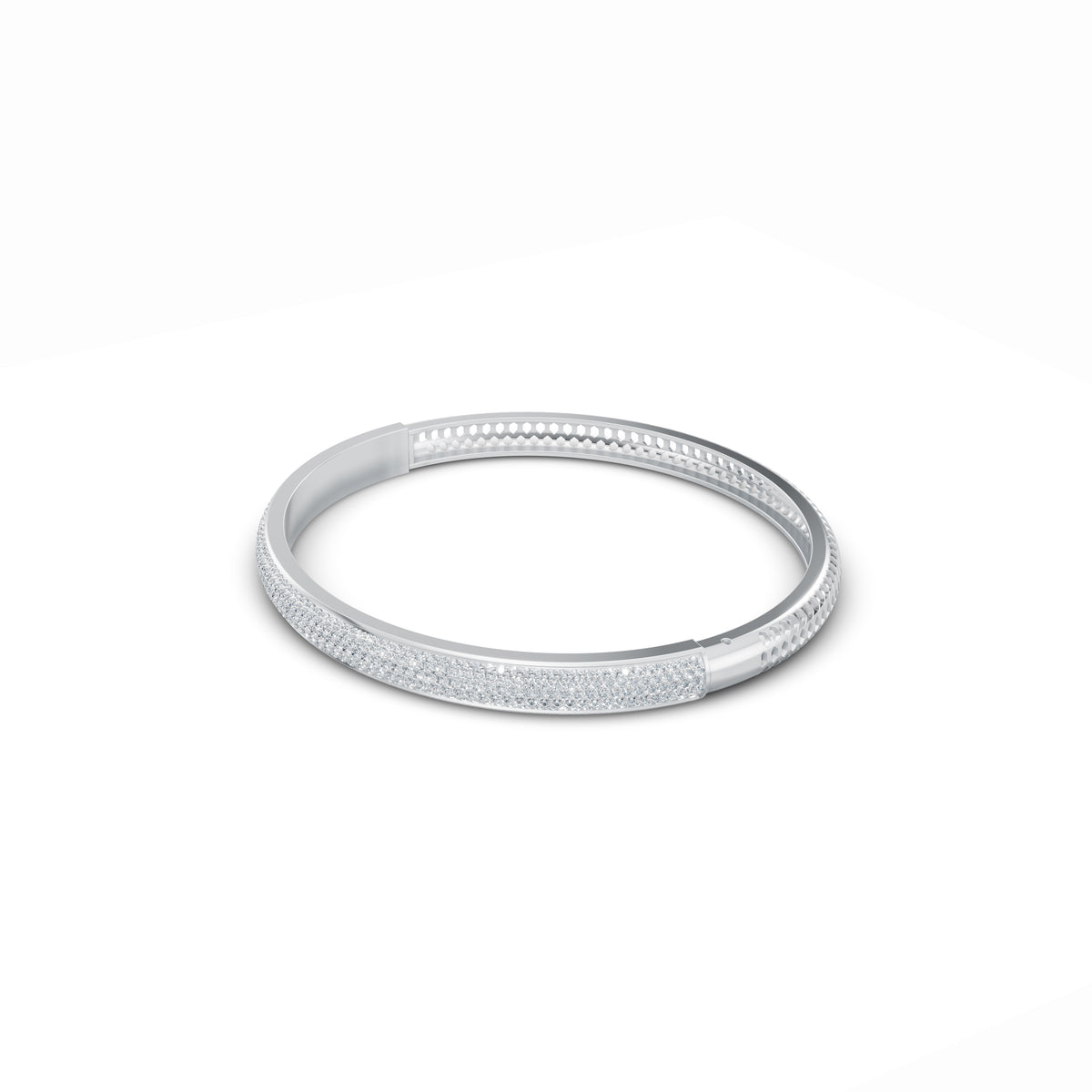 Eternity Pave Diamond Bracelet
