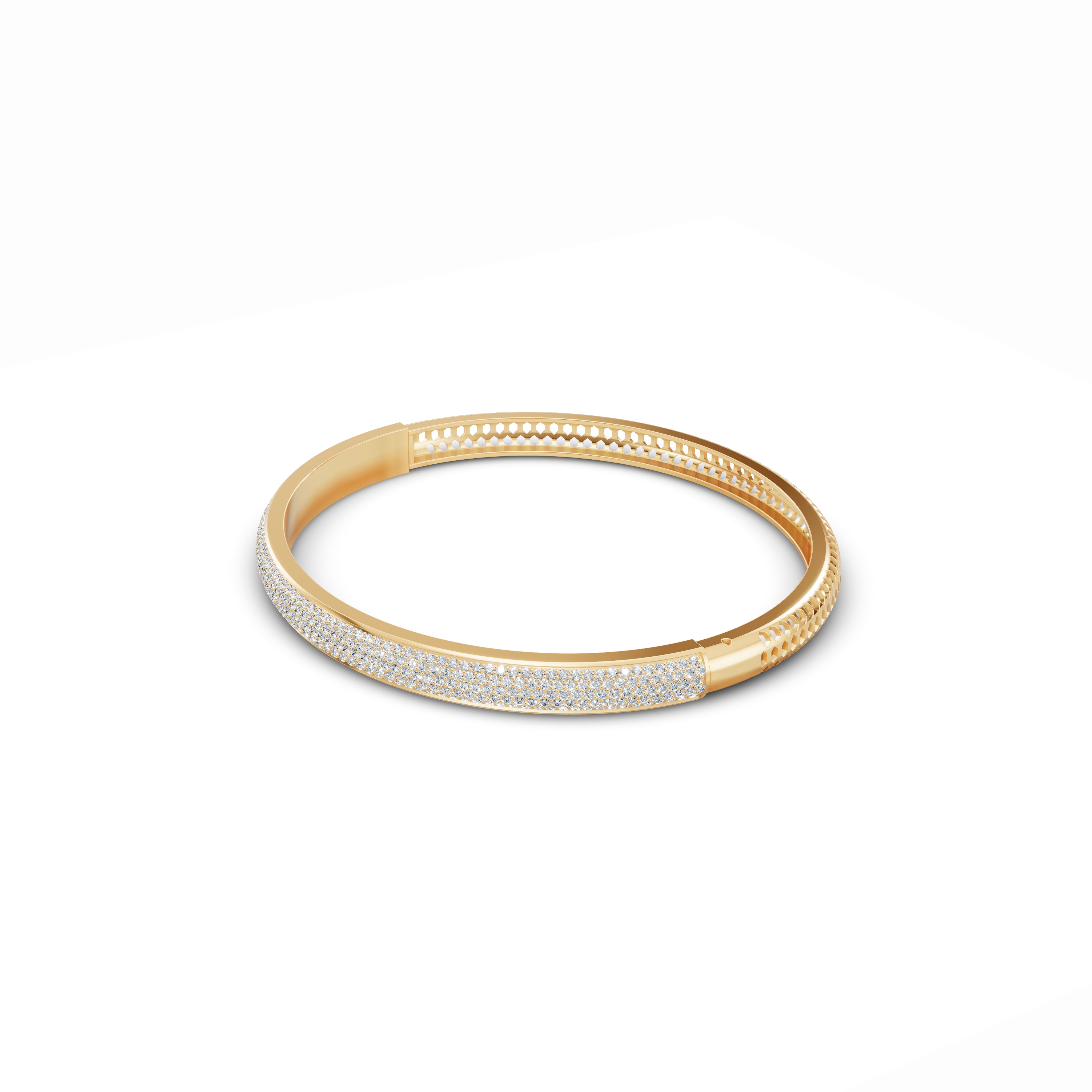 Eternity Pave Diamond Bracelet