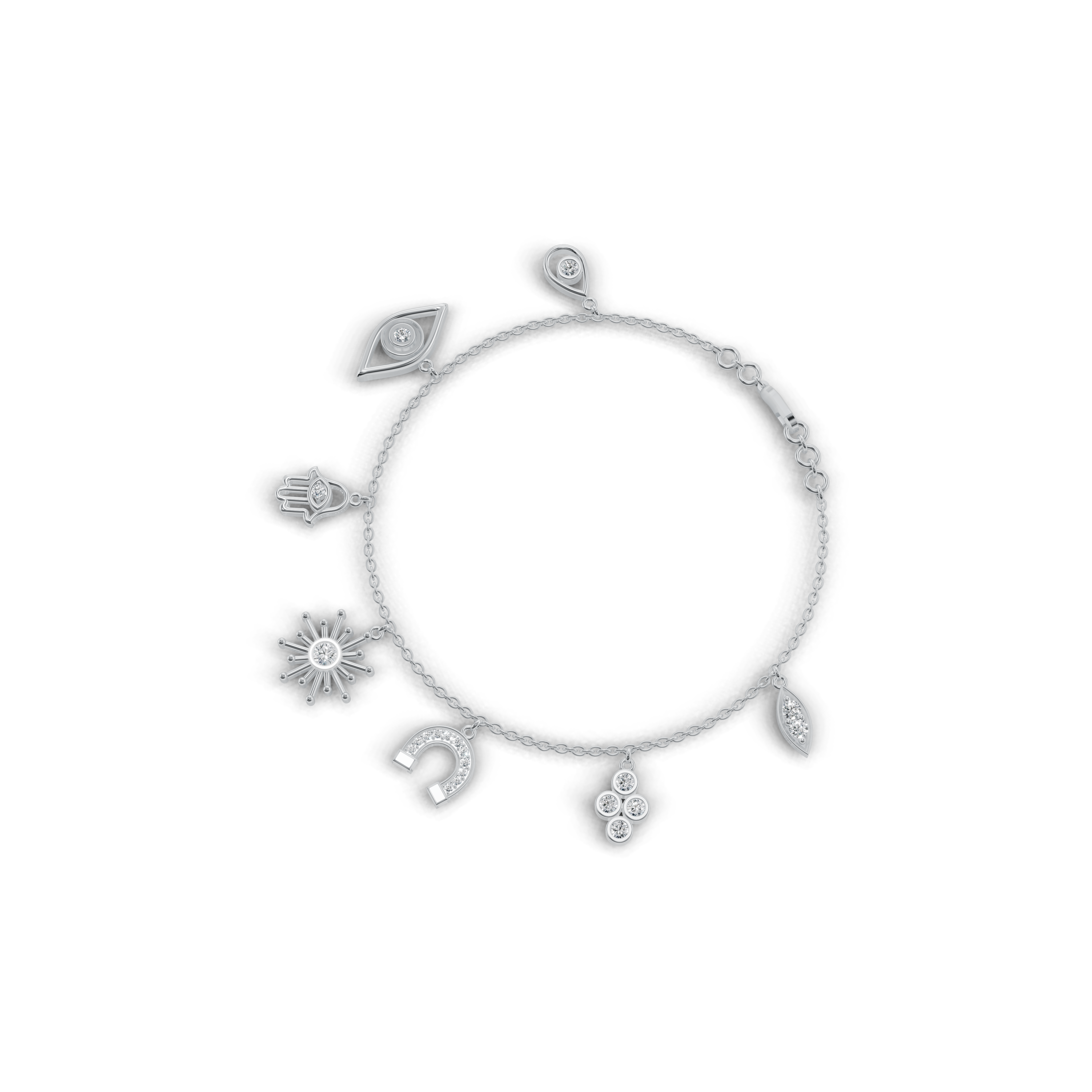 Enchanting Charms Stack Bracelet