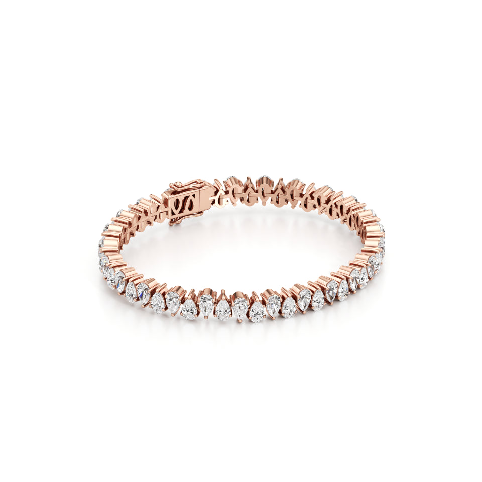 Pears Tennis Diamond Bracelet