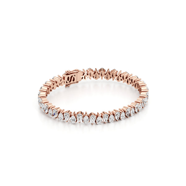 Pears Tennis Diamond Bracelet