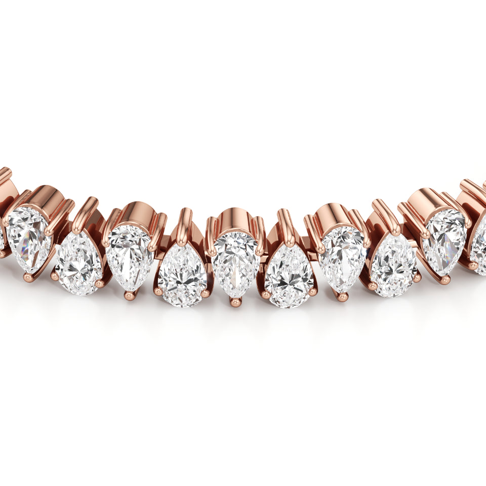 Pears Tennis Diamond Bracelet