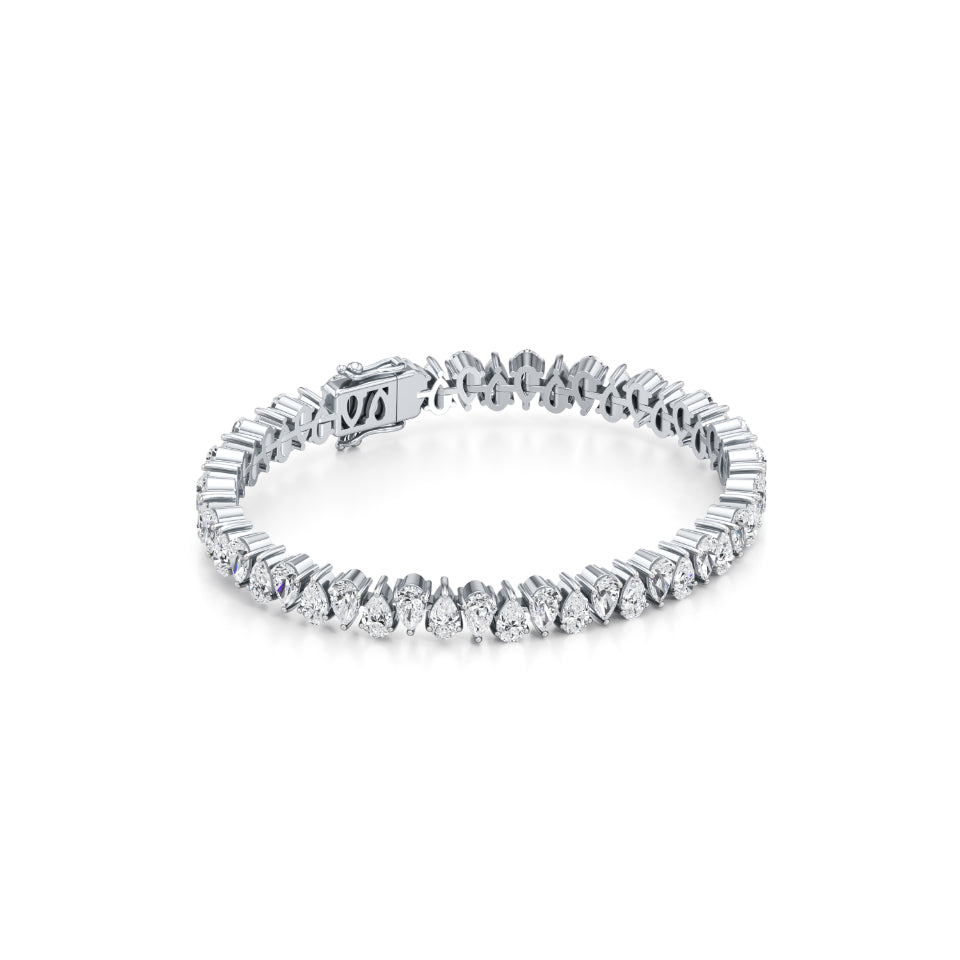 Pears Tennis Diamond Bracelet
