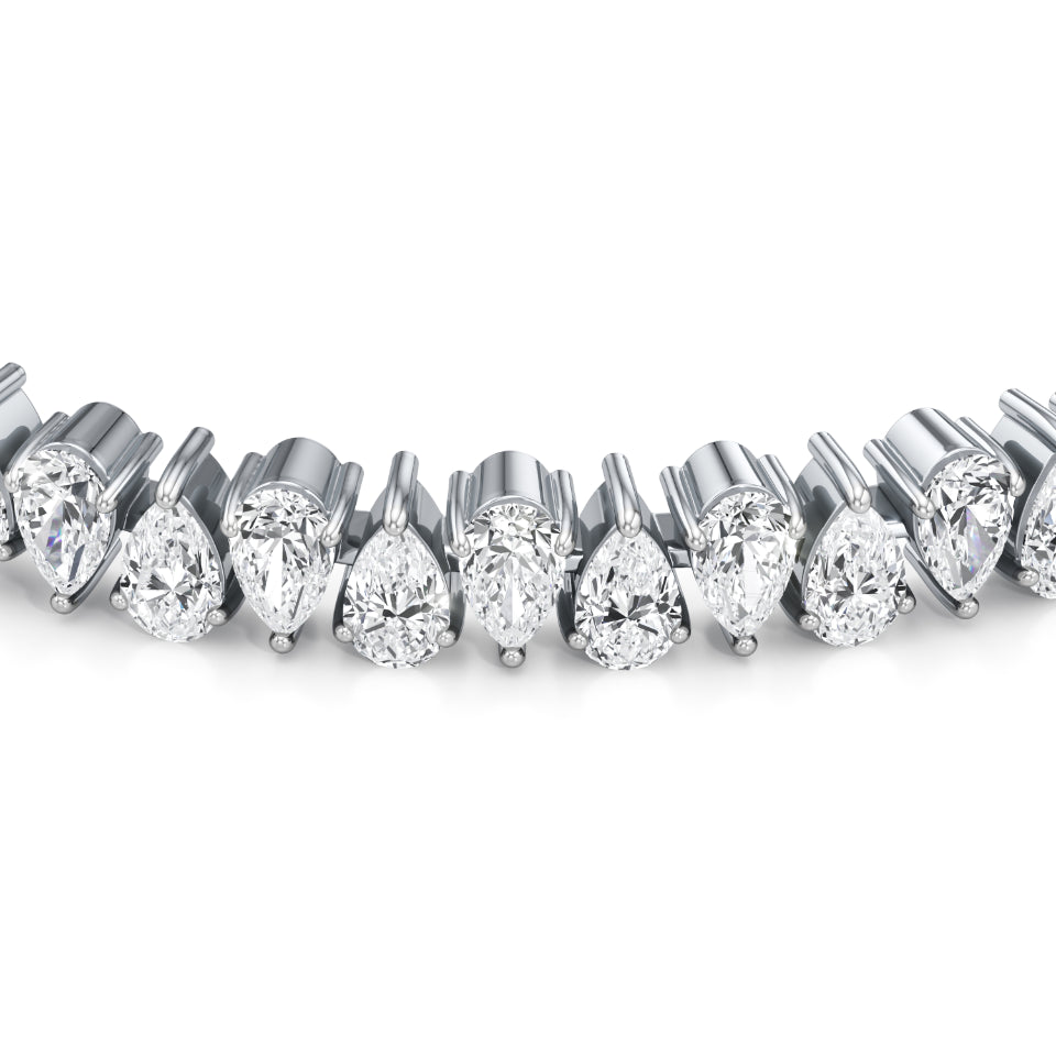 Pears Tennis Diamond Bracelet