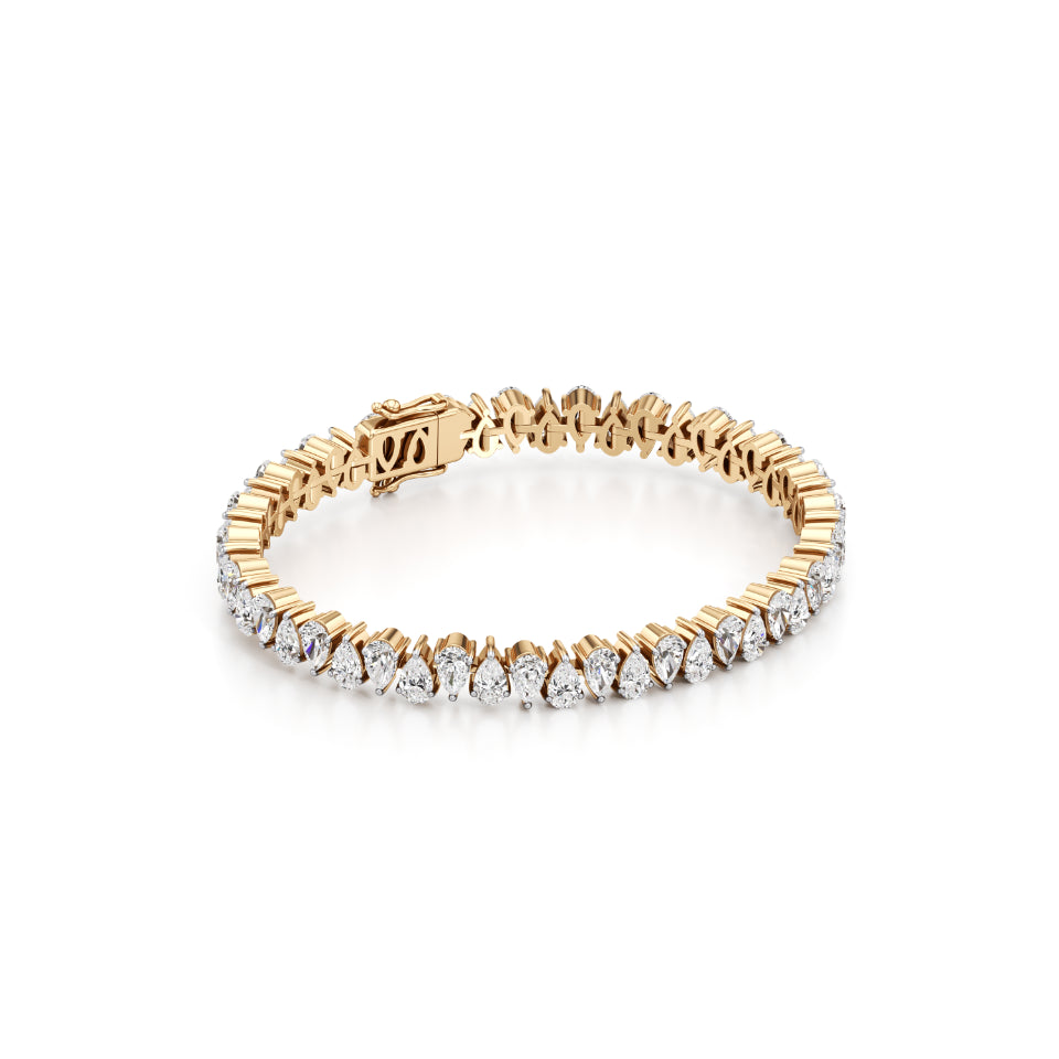 Pears Tennis Diamond Bracelet