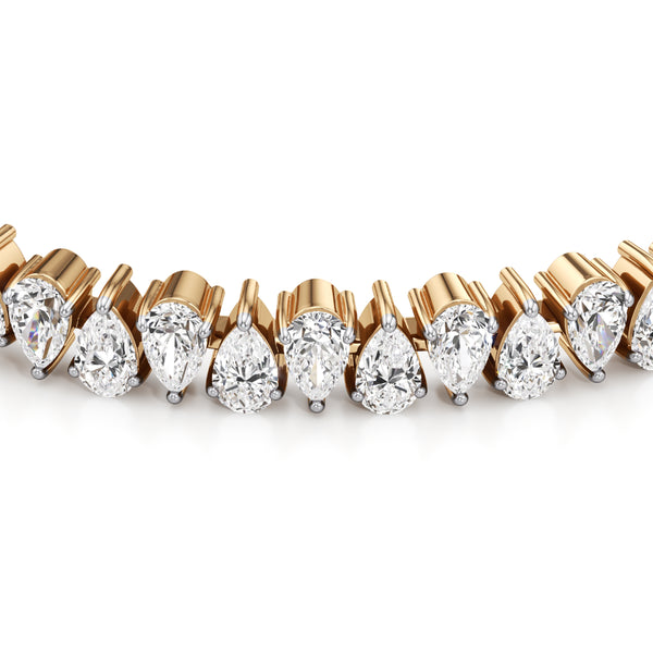Pears Tennis Diamond Bracelet