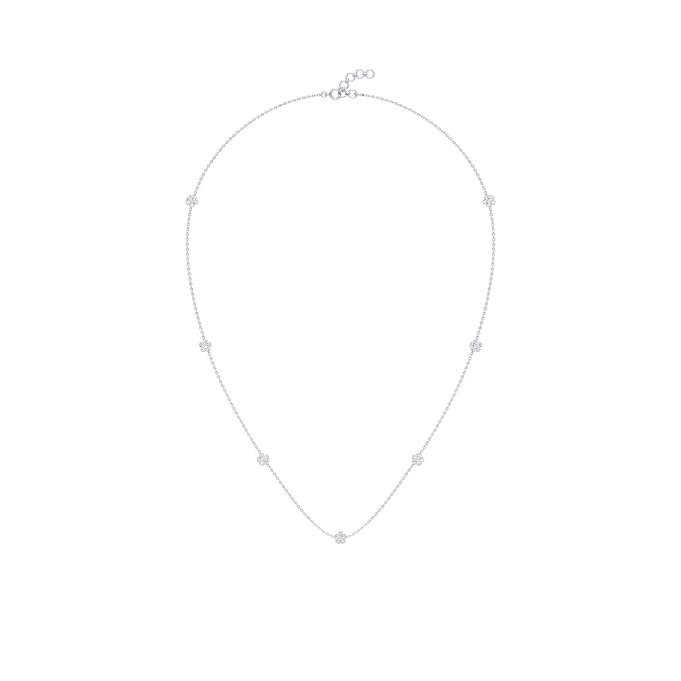 5-Floret Gleam Diamond Chain