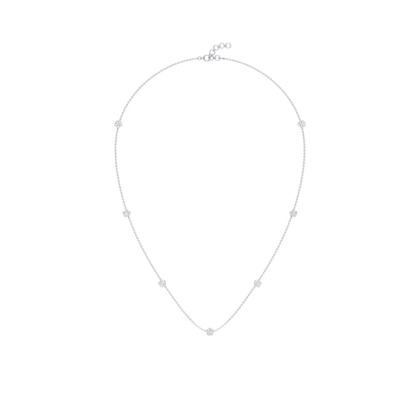 5-Floret Gleam Diamond Chain