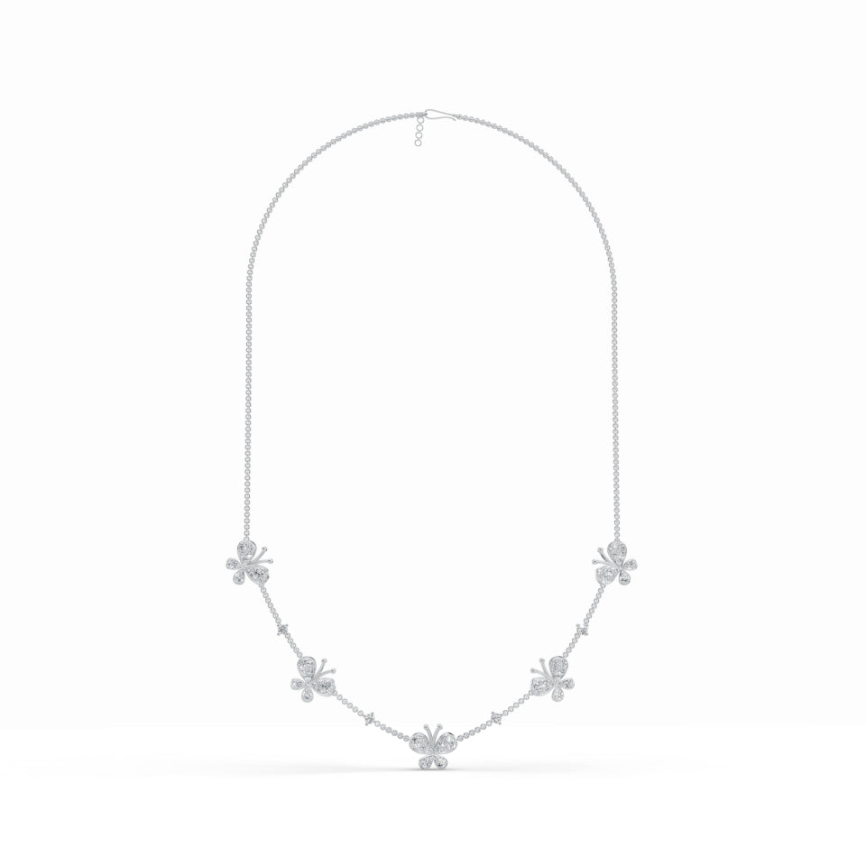 Fluttering Butterfly Diamond Chain