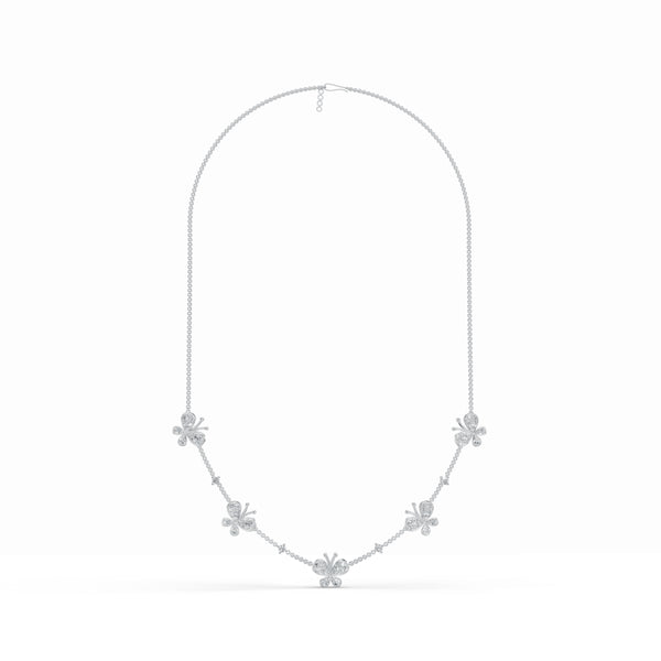 Fluttering Butterfly Diamond Chain