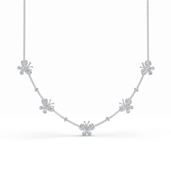 Fluttering Butterfly Diamond Chain
