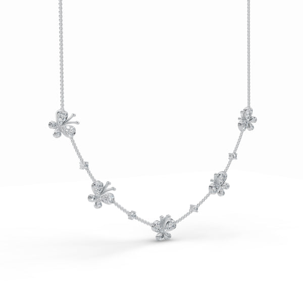 Fluttering Butterfly Diamond Chain