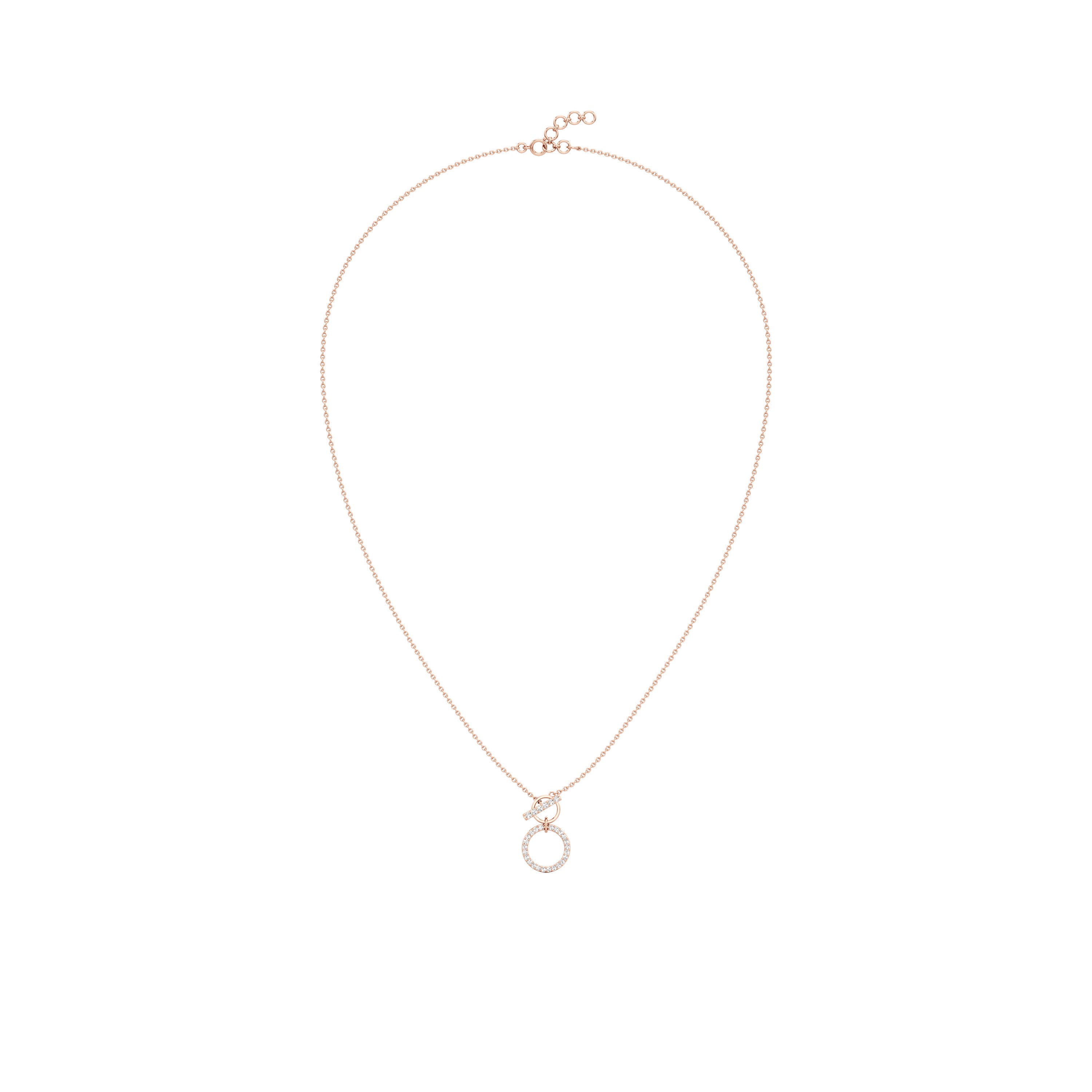 Toggle Circle Diamond Chain