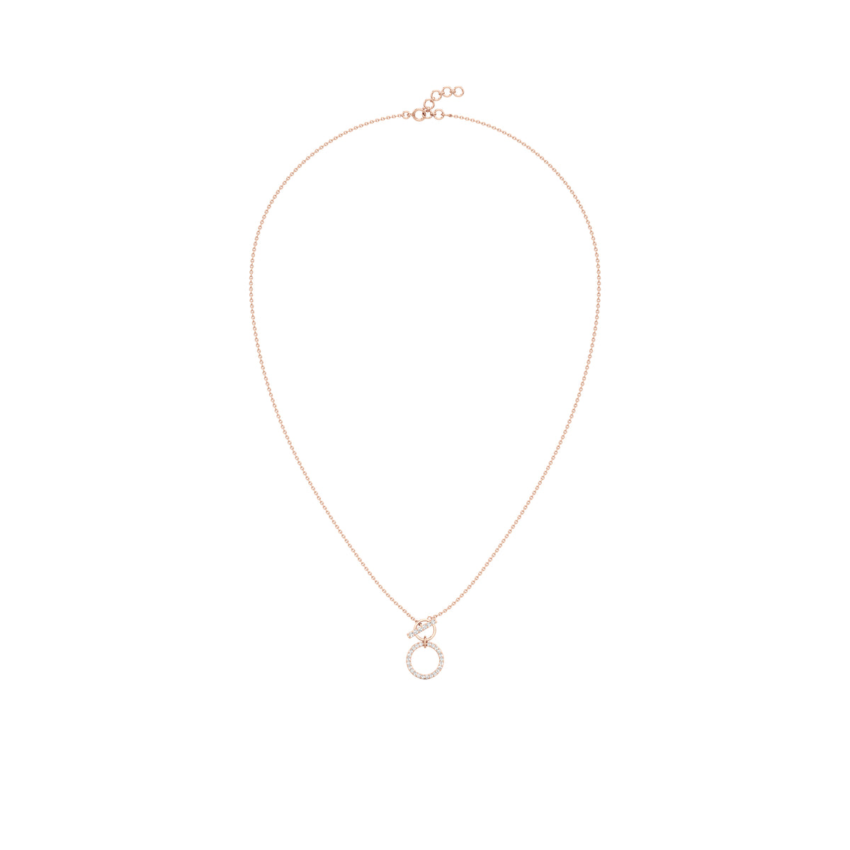 Toggle Circle Diamond Chain