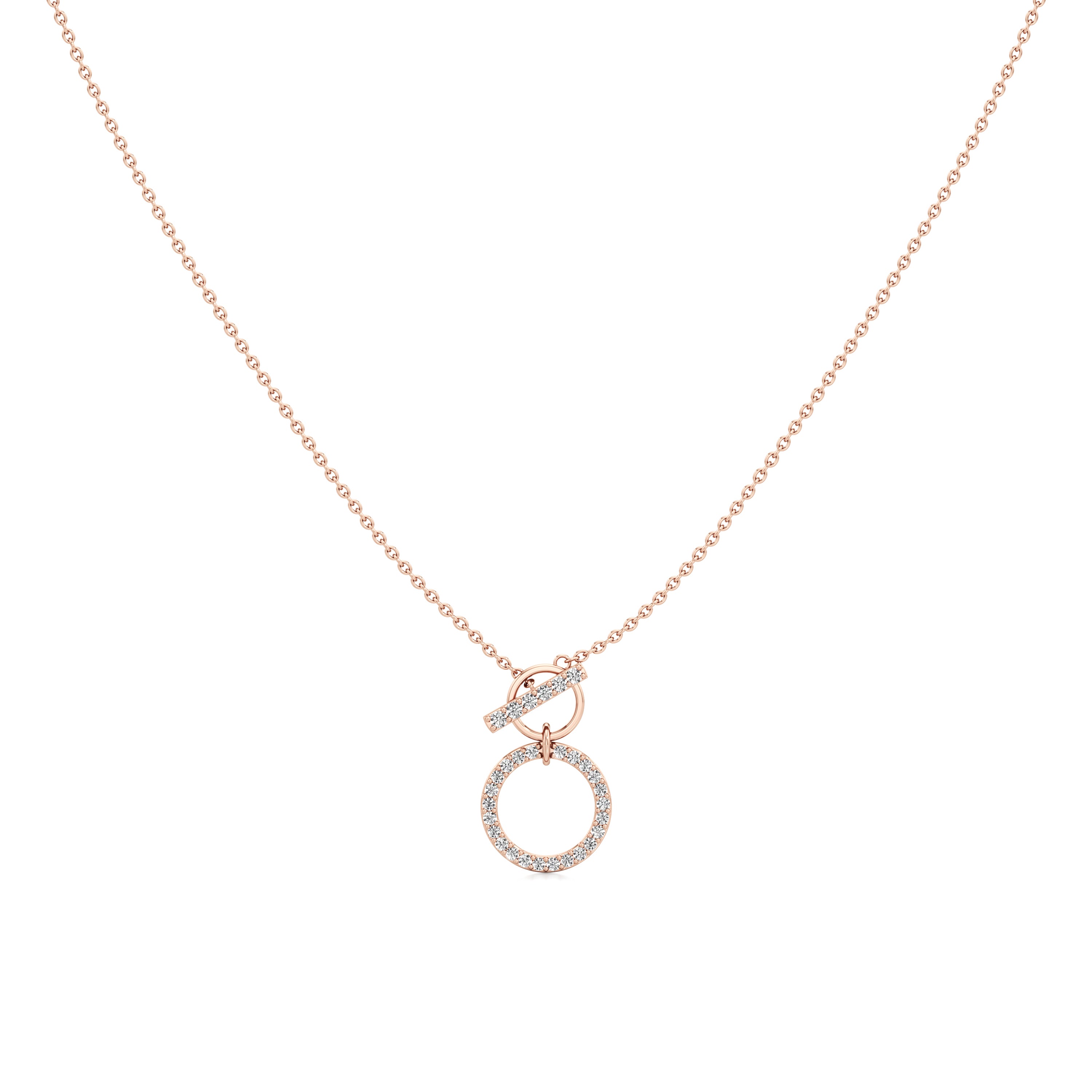 Toggle Circle Diamond Chain