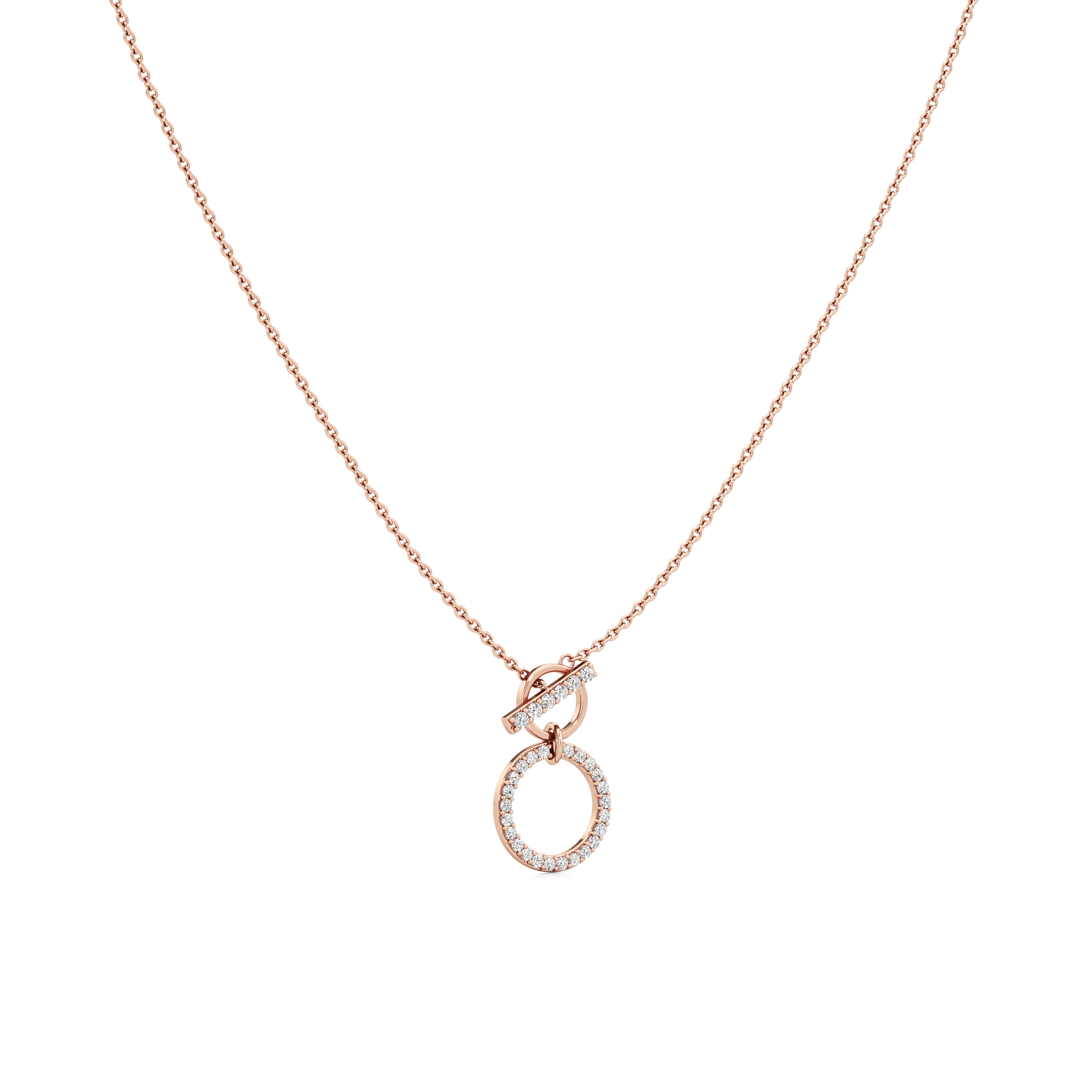 Toggle Circle Diamond Chain