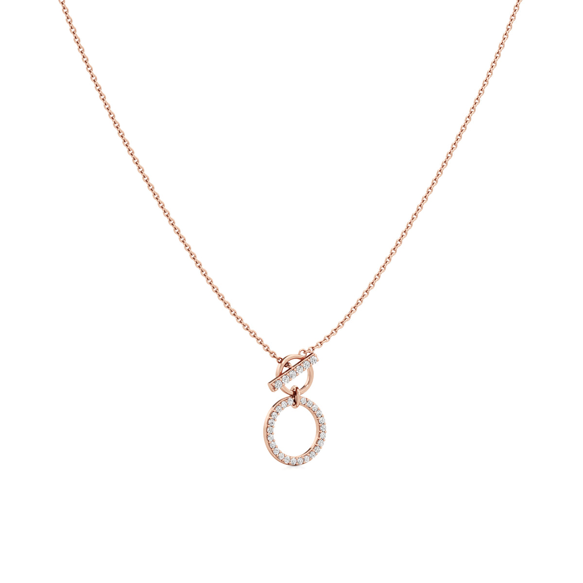 Toggle Circle Diamond Chain
