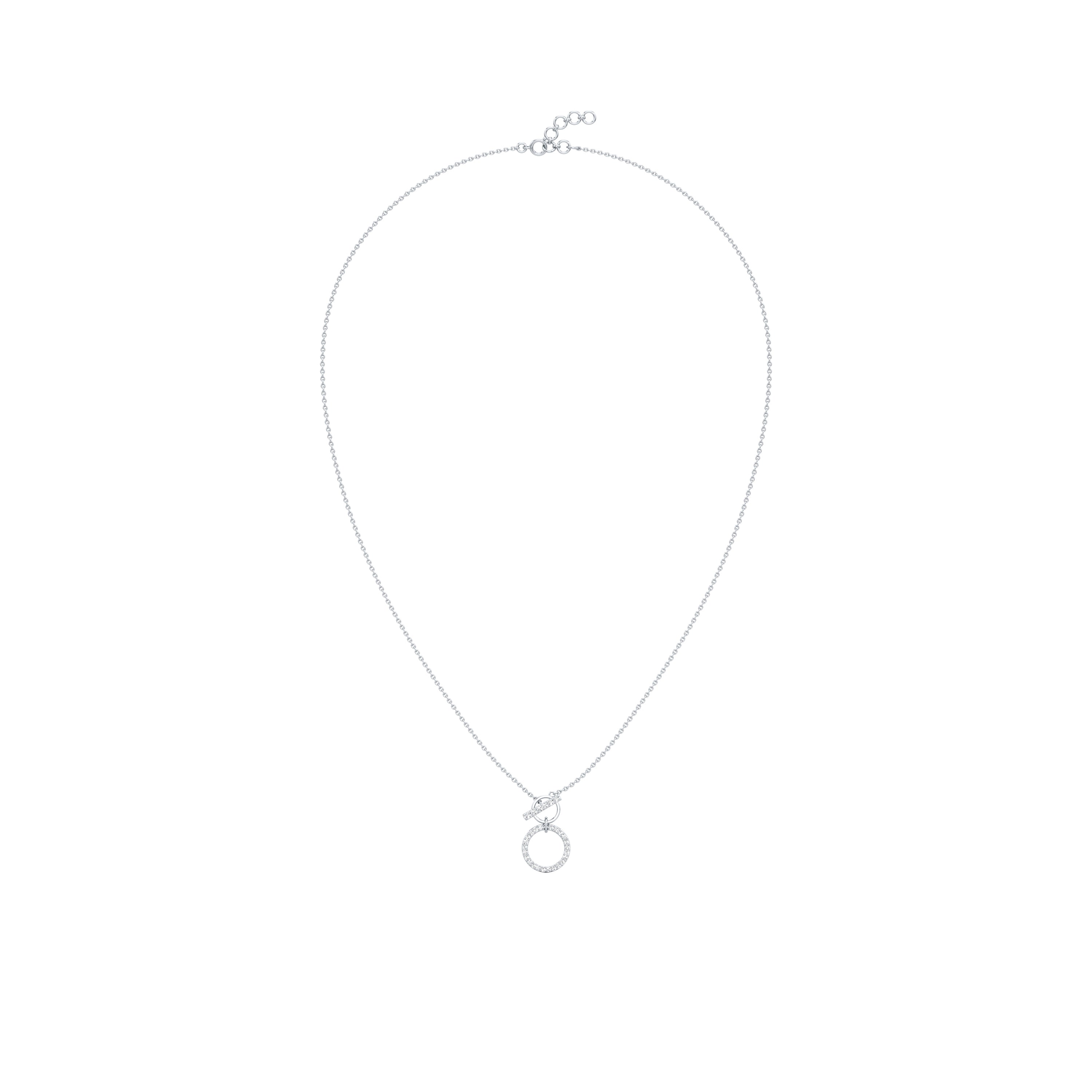 Toggle Circle Diamond Chain