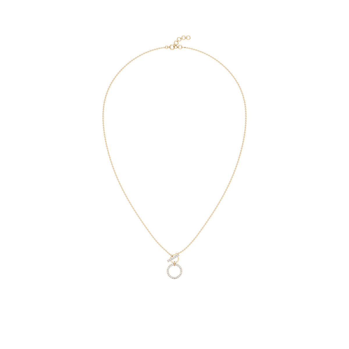 Toggle Circle Diamond Chain