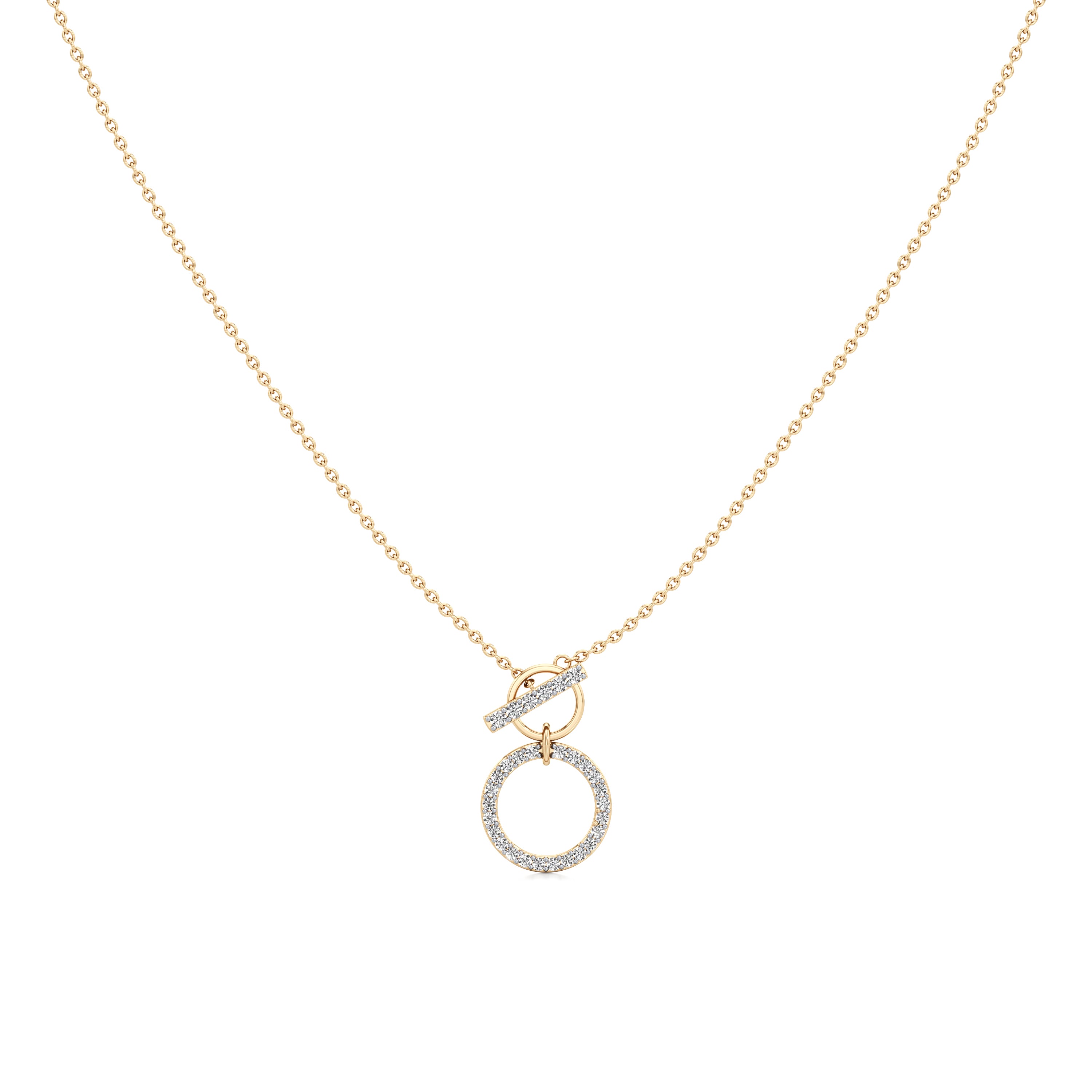 Toggle Circle Diamond Chain