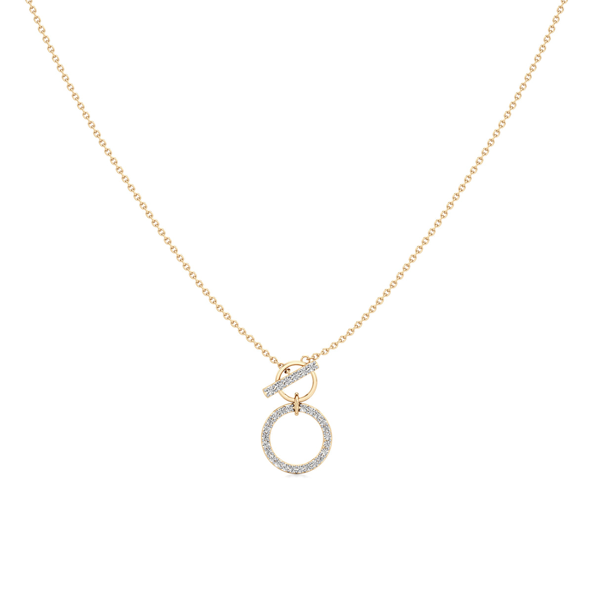 Toggle Circle Diamond Chain