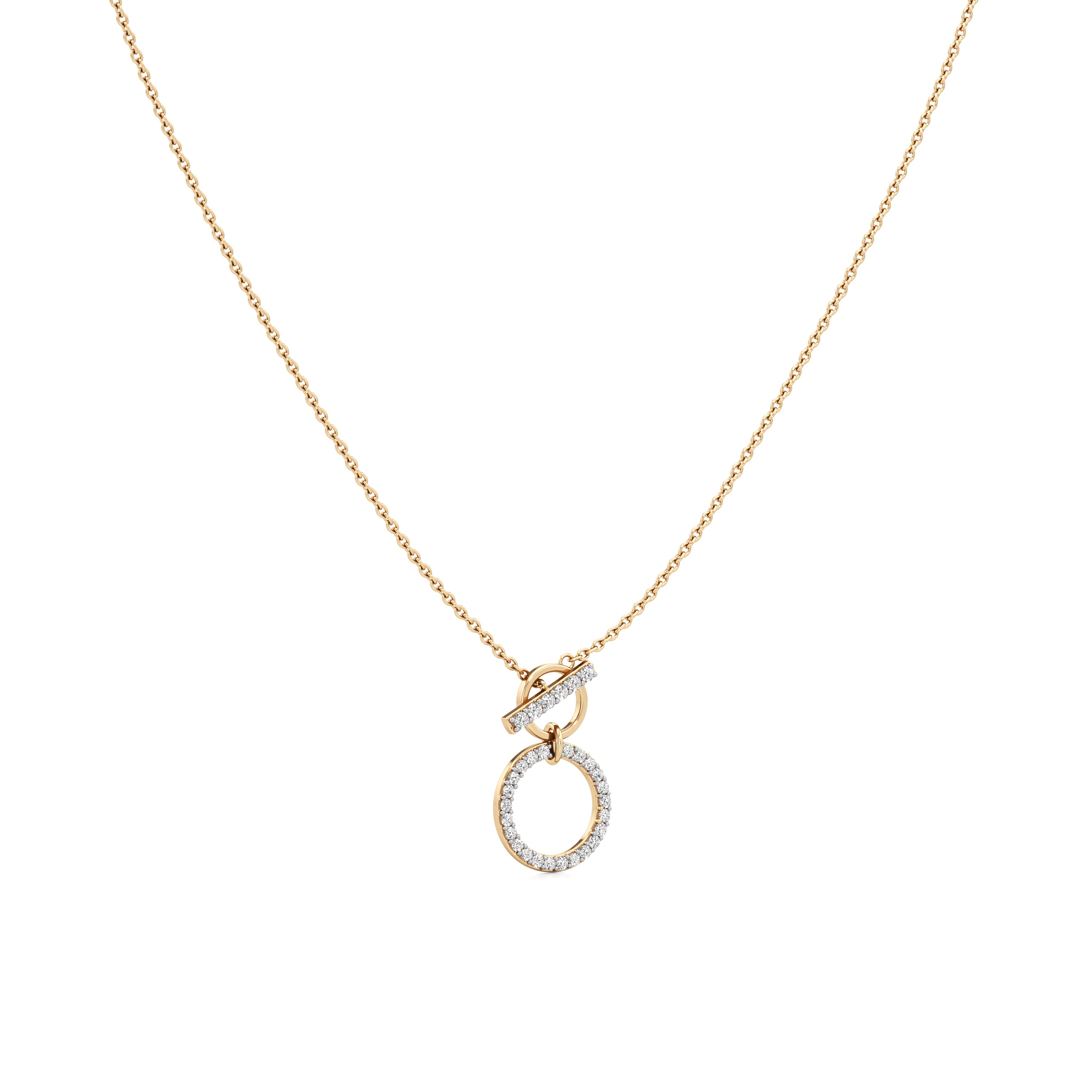 Toggle Circle Diamond Chain