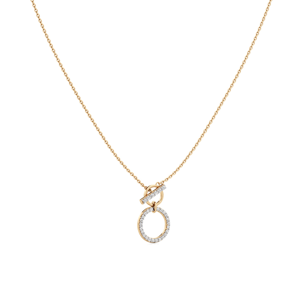Toggle Circle Diamond Chain