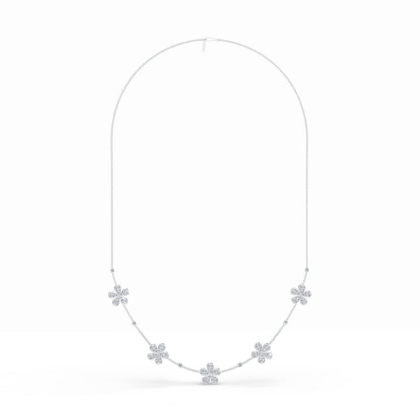Five Petals Diamond Stackable Chain