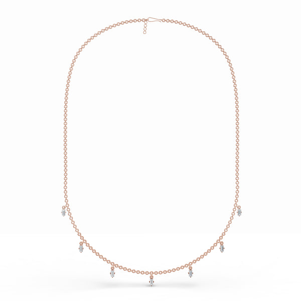 7-Gleaming Bar Diamond Chain