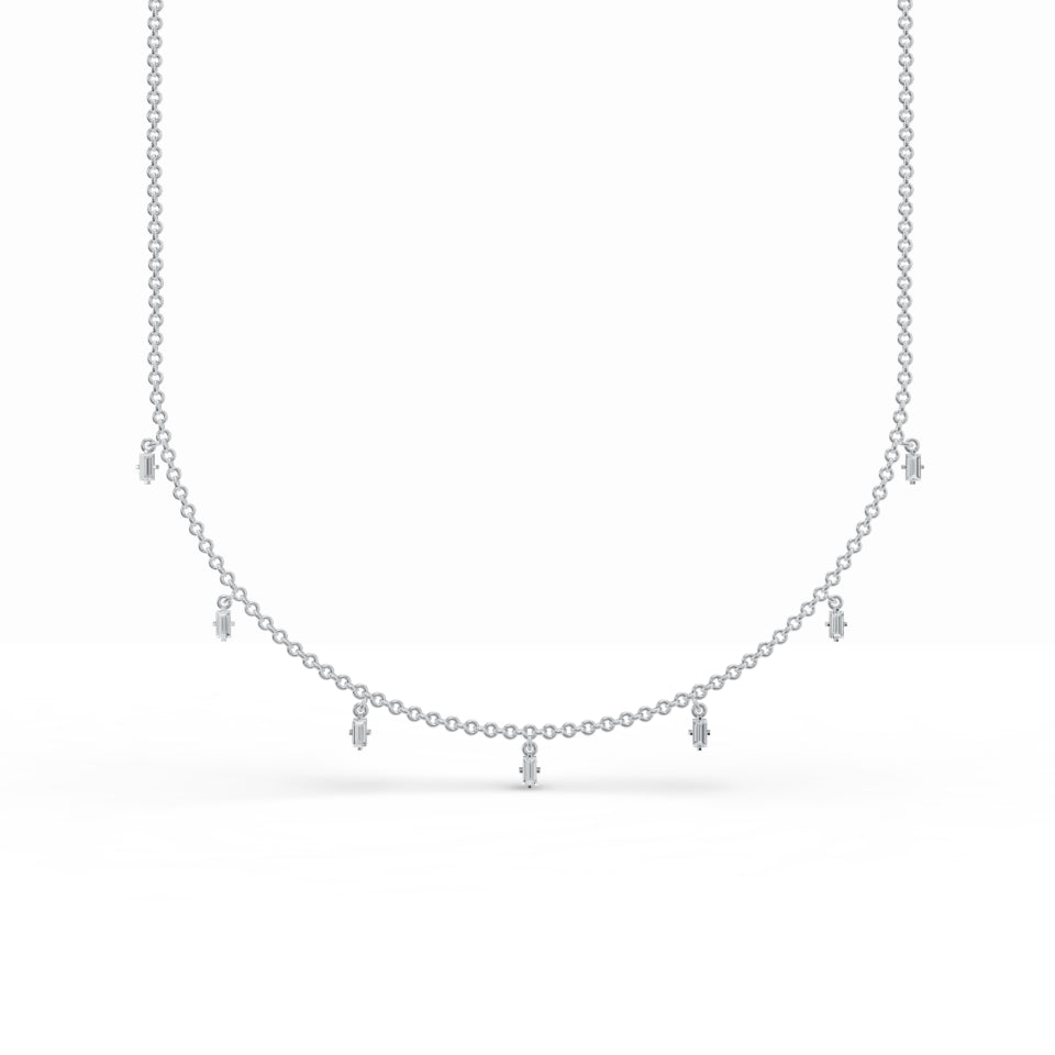 7-Gleaming Bar Diamond Chain