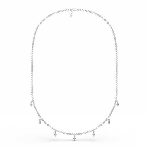 7-Gleaming Bar Diamond Chain