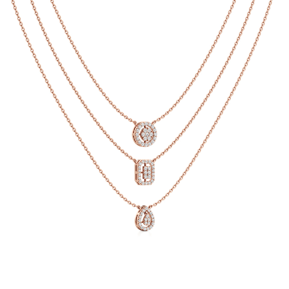 Multi-Layered Trio Shaped Diamond Chain